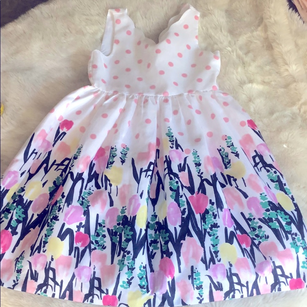 Girls Gymboree spring tulips dress (Sz 6)
